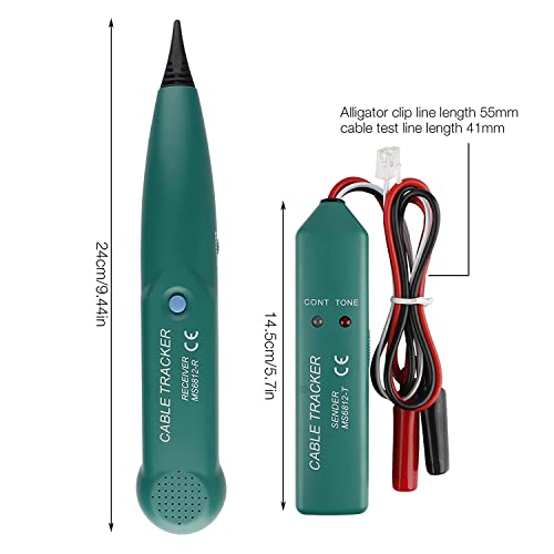 Kabelbruch Suchgerät Mähroboter, Gobesty Cable Tracker, Kabelfinder Kabeltester Leitungssucher, Kabelsucher Leitungssuchgerät, Kabel-Tracer für Netzwerkkabel-Tester, Durchgang des Testschaltkreises