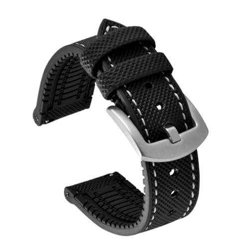 Bracelet de montre à dégagement rapide en caoutchouc Fkm pour remplacer vos cuirs usés
