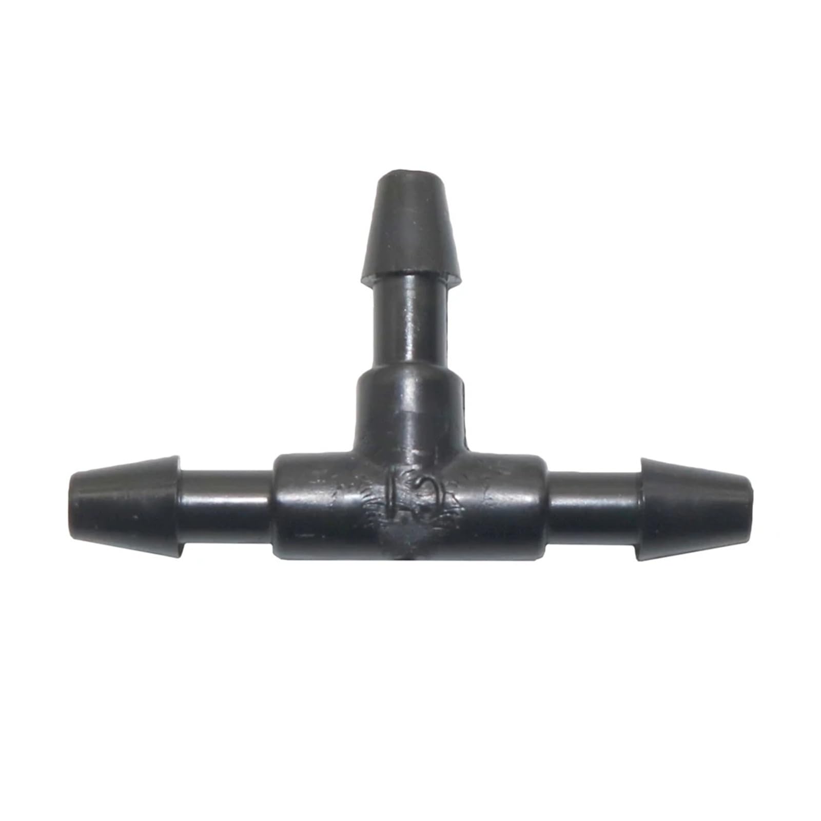 Conector en T de 3 vías con púas de 3 mm para mangueras y tuberías de agua de riego