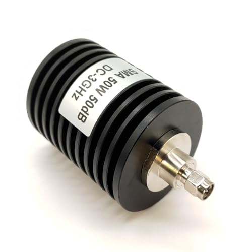 50w 3ghz sma male to female coaxial fixed attenuator 50db