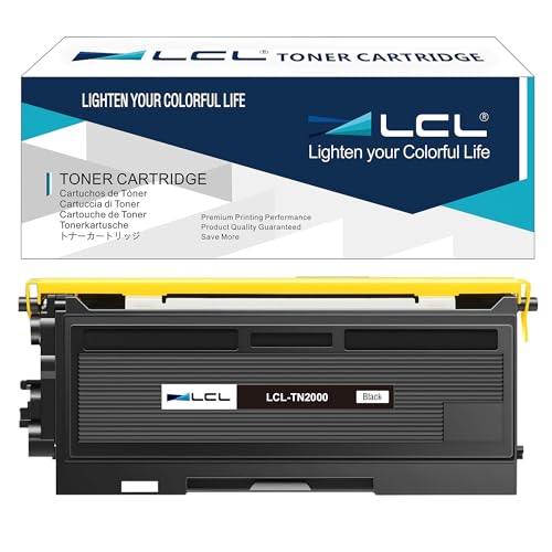 LCL TN2000 High Yield Toner Cartridge Replacement for Brother TN2000 TN-2000 TN2005 TN-2005 Compatible with Brother DCP-7010 DCP-7010L Fax-2820 Fax-2920 HL-2030 HL-2040 HL-2050 HL-2070 HL-2070N (1 PK)