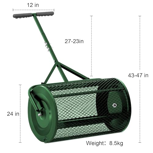 Esparcidor para musgo de turba y compost para jardín miniatura 3