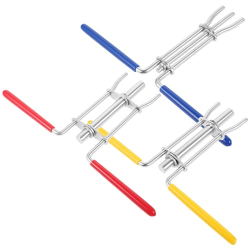IMIKEYA Kit de 3 Herramientas para Instalación de Sellos en U en Vástagos de Pistón Hidráulico, Accesorio Resistente para Cilindros Hidráulicos Industriales, Montaje Rápido y Preciso
