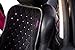LUNNA AMA-013 Barbie 60th Anniversary Officially Licensed Collectors Female Style Seat, Steering Wheel Cover, Sunshade, Car Jewelry Kit Embellished with Swarovski Crystals