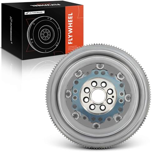 A-Premium Dual Mass Flywheel Compatible with Audi A3 2009-2013, A3 Quattro, TT Quattro & Volkswagen Jetta 2009 2012-2015, Eos, GTI, 2.0L Gas Turbo, Automatic Dual Clutch Trans, Replace# 06J105266D