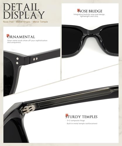 Image of ANYLUV Womens Sunglasses Polarized Sunglasses for Women, Trendy Woman Polarized Ultraviolet Protection Travel