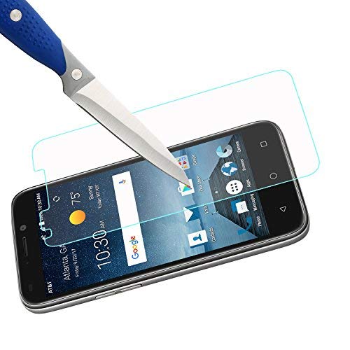 [5-Pack]-Mr.shield Designed For Zte Maven 3 [Tempered Glass] Screen Protector [0.3Mm Ultra Thin 9H Hardness 2.5D Round Edge] With Lifetime Replacement #TOP3