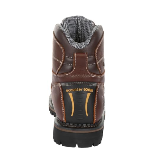 Image of Georgia Boot Men's AMP LT Logger Low Heel Waterproof Work Boots