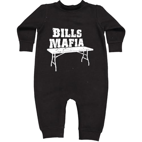 Bills Mafia Football Fan Infant Fleece Rompers, Warm, Adorable