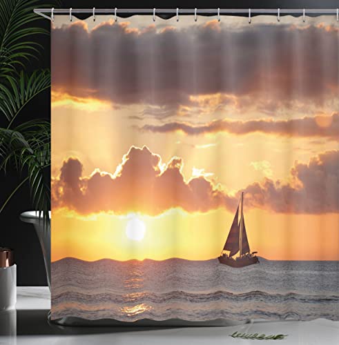 ABAKUHAUS Oceano Tenda da Doccia, Barca in Sewith