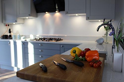 Brooklyn Range Titanium 3 Piece Knife Set - Paring, Utility and Japanese Santoku Knives, with Comfort Grip. Forged from Hollow Ground Stainless Steel, Plated with Corrosion Resistant Titanium