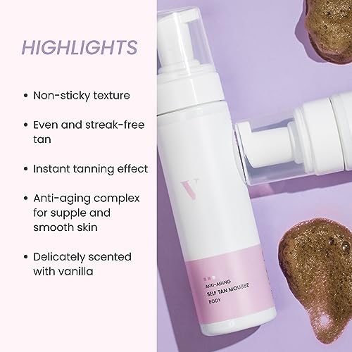 VENICEBODY Set di mousse autoabbronzante anti