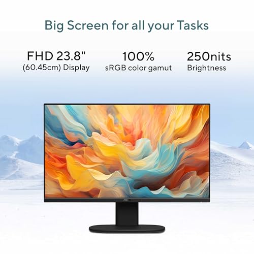 Image of ASUS V440 (2026),Intel Core 3 100U (i3-14th Gen),Intel iGPU,8GB /512GB,FHD,23.8 inch(60.45 cm),Win 11,M365 Basic(1Y),Office 24,Black,5.46 kg,V440VAB-KBC3002WS,with Wireless Keyboard & Mouse,All in One PC