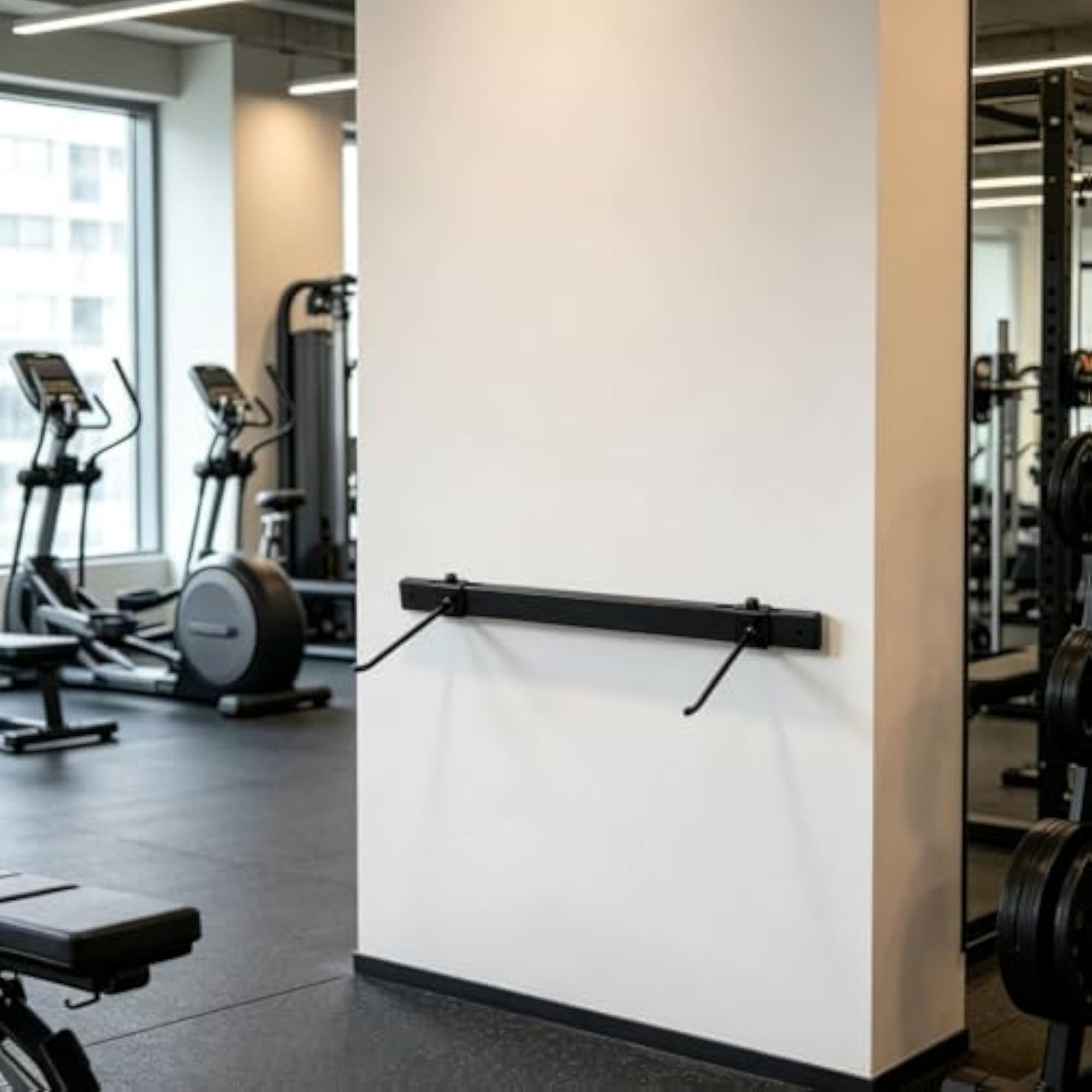 Adjustable Mat Rack Space Saving Wall Mounted