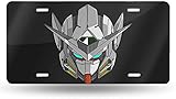 WEIZI Gundam Fighter License Plate Metal Front Auto Tag for Car, Truck, RV, Trailer, 6 x 12 inches One Size