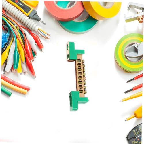 Bloque de terminales de cobre para cables eléctricos, pack de 5 unidades para hogar e industria 4