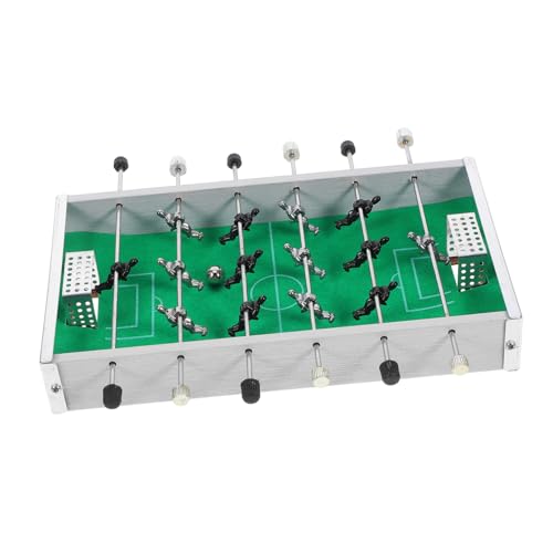 WOONEKY Mesa de Futbolín Mini Portátil de Fútbol para Sala para Diversión Familiar y de Habilidades