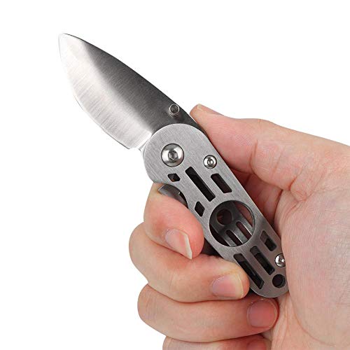 Cortador de charuto de bolso, melhor aço inoxidável de charuto lâmina afiada tesoura de cabeça redon