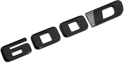 Miniatura 4 de Paquete de 3 emblemas Escalade 600 600D para puerta trasera elevadora 3D 84787581 23440294 84740919 compatible con Escalade (negro brillante)