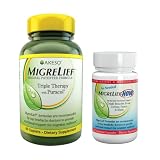 MigreLief® Nutritional Support Kit for Migraine & Headache Sufferers Original Daily Formula Now Fast-Acting/As-Needed Formula - Supplement Bundle Pack - 1 Month Supply