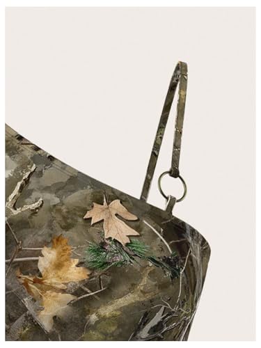 SOLY HUX Women's Y2k Camo Top Asymmetrical Neck Sleeveless Going Out Crop Tank Tops3