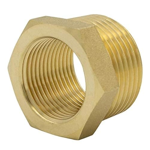 VARIOSAN Reduzierstück 15037, 1' x 3/4' AG/IG, Messing, Trinkwasser geeignet