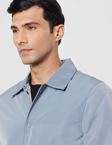 Image of Qube By Fort Collins Men's Polyester Standard Length Regular Fit Lightweight Winter Jacket - Sporty, Stylish & Warm Outerwear for Cold Weather