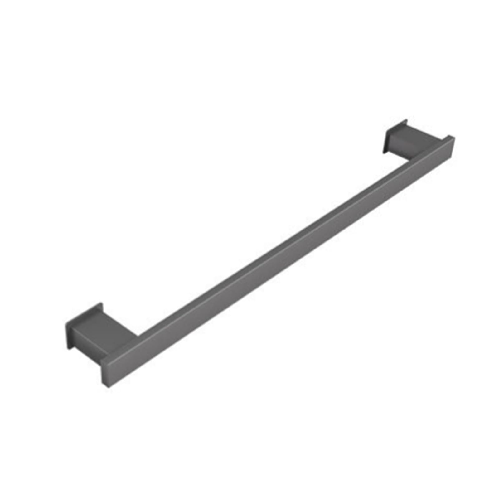 Towel Rail Wall Mounted Bathroom Towel Rack No Punch Wall-mounted Toilet Shelf for Bathroom(Grey,50cm)