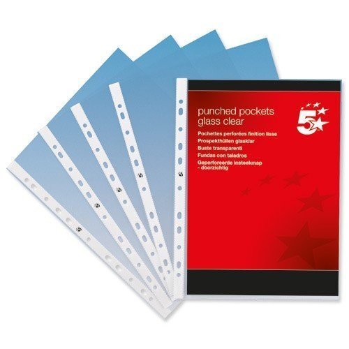 3XOffice Glass Clear Pockets