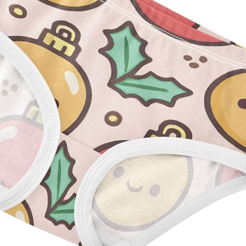 Christmas Ornaments Girls' Underwear Soft Touch Comfort Underwear for Girls in Sizes 2T,3T, 4T, 5T, 6Y and 8Y4