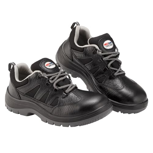 Image of NEOSAFE CYLO A1078, Leather Safety Shoes in Sports Look, Breathable and Lightweight, Black