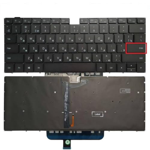 ���b�v�g�b�v���f�� MateBook D14 D15 Boh-WAQ9R Boh-WAQ9L BohL-WFP9 Bob-WAE9P Magicbook 15 �L�[�{�[�h�ƌ݊������蕔�i�ԍ� 8K1927225B(RU with backlit)