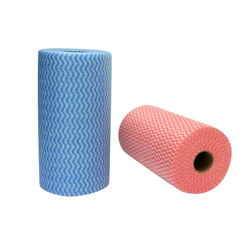 JEBBLAS Paño de Limpieza de Trapo desechable desechable paño de Limpieza de la Cocina para Quitar la Toalla no Tejida aceitosa, 200 tabletas