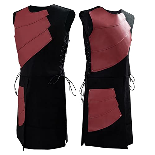 Men's Medieval Sleeveless Waistcoats Costume Renaissance Victorian Waistcoats Vests #TOP2