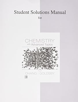 Paperback Student Solutions Manual for Chang Chemistry with Advanced Topics Book