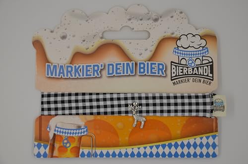 Mirror Vision Bierbandl Marqueur de chope (noir)