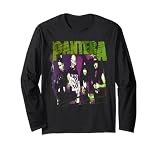 Pantera 公式ビンテージグループスケッチ 長袖Tシャツ