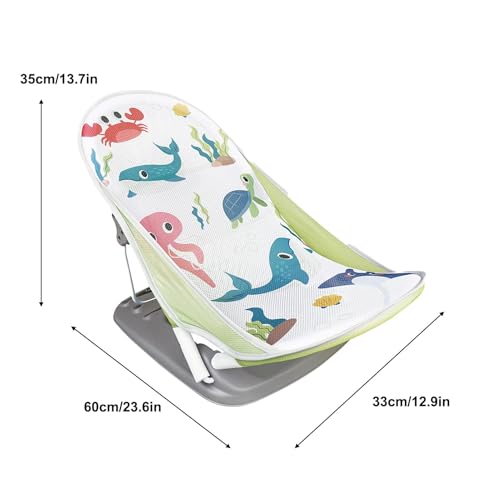 Baignoire pliable pour tout-petit compacte pour petits espaces de bain