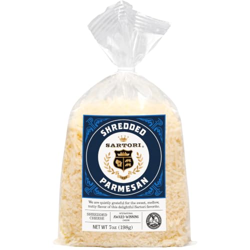 Sartori Cheese, Parmesan Shredded Bag, 7 Ounce