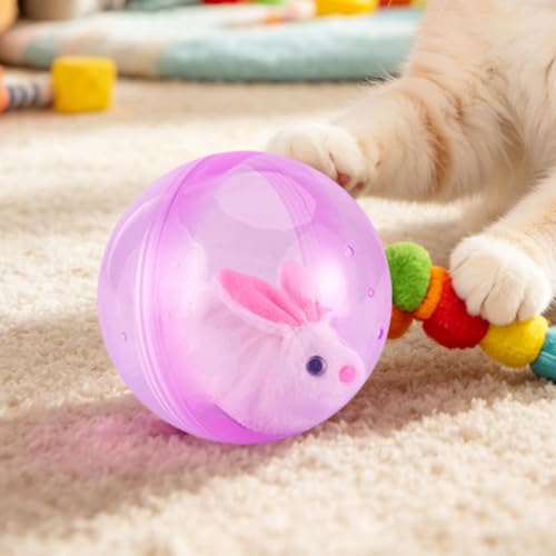 Juguetes móviles gatunos con sensor automático para ejercicio y simulación 4