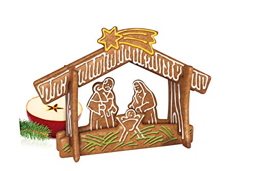 Tescoma M130240 - Cortapastas Nacimiento Delicia Navidad