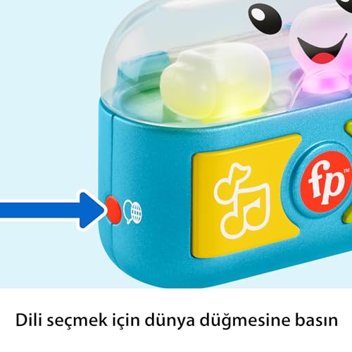 Fisher-Price Eğlen ve Öğren Eğlenceli Kulaklıklar Fisher-Price Eğlen ve Öğren Eğlenceli Kulaklıklar, birden fazla dil desteği bulunan müzikli, eğitici oyuncak HWY47