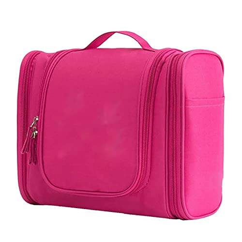 JINGYAN Bolsas de Aseo Portable Women Cosmetics Waterproof Bags Zipper Storage Make Up Carry on Travel Makeup Handbag