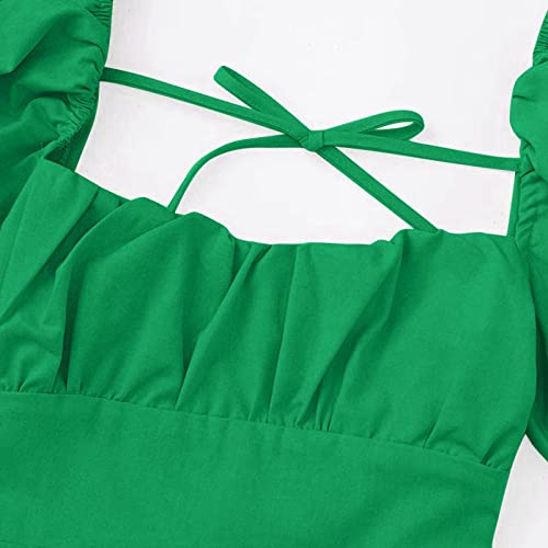 Robe de poupée col carré extensible pour silhouette sublimée