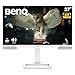 BenQ EW2790U 27” 4K UHD 3840x2160 Entertainment Monitor with 95% P3| AI Contrast| 5Wx2 treVolo Speakers| USB Type-C (65W PD)| 3xHDMI|USB Hub| Ergonomic Design|Display Pilot 2| Eye-Care (White)