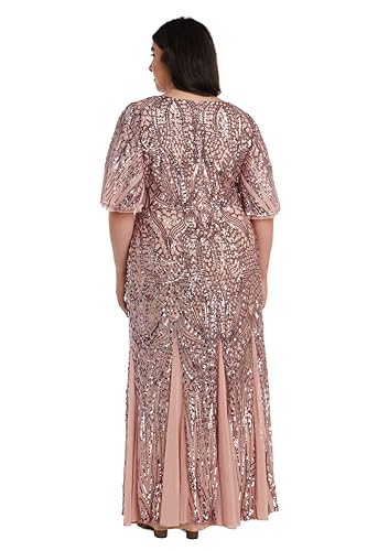 Image of R&M Richards Women's Dusky Bloom Gown
