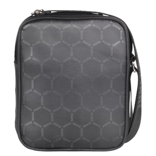 Tasche mit Juve-Logo bedruckt 50% NY 50% PVC Offizielles Produkt JUVENTUS 133414 Schwarz