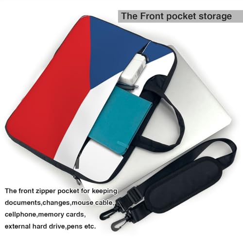 Sac ordinateur portable drapeau République tchèque à bandoulière - 3