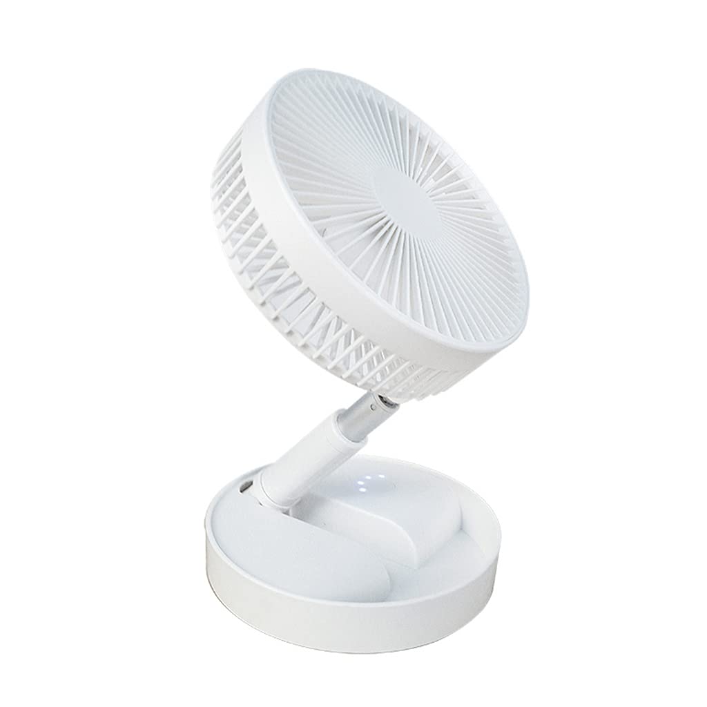 Ventilatore a piedistallo portatile Ventilatore da tavolo USB pieghevole 4 marce estensibile girevole portatile scrivania Air Cooler 5-24 Run for Time