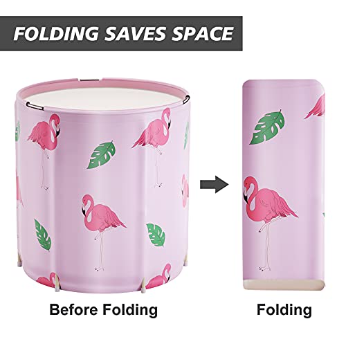 Dailylife Portable Bathtub, Japanese Soaking Bath Tub For Shower Stall, Foldable Bathtub With Thermal Foam, Freestanding, Folding & Soaking Spa Bath Tub With Pillow For Small Space #TOP3